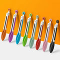 7-Inch Non-Slip Silicone Tip Food Tongs (21.4 cm) – BBQ Grilling, Salad & Kitchen Serving Utensil